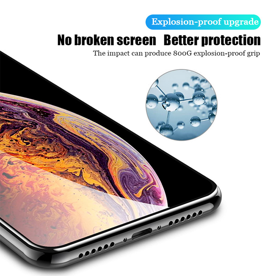 Protecteur d'Ã©cran en verre guatÃ©maltÃ¨que pour iPhone, 14, 13, 12, 11, Pro, Max, Mini, Poly, X, XS, SE, 7, 8, 6, 6S, Plus, 2020, 2022, 3 piÃ¨ces n° 4