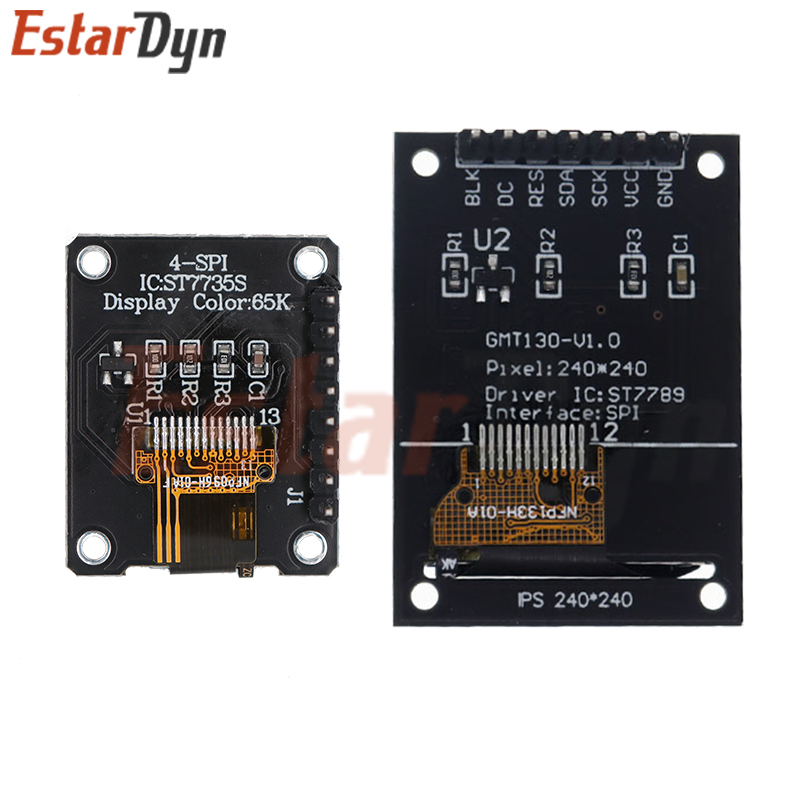 LCD Tech ST7735 Drive IC pour Ardu37, 0.96 pouces, 1.3 pouces, IPS 7P Ã©ventuelles I HD 65K, document complet, 80*160, non OLED n° 2