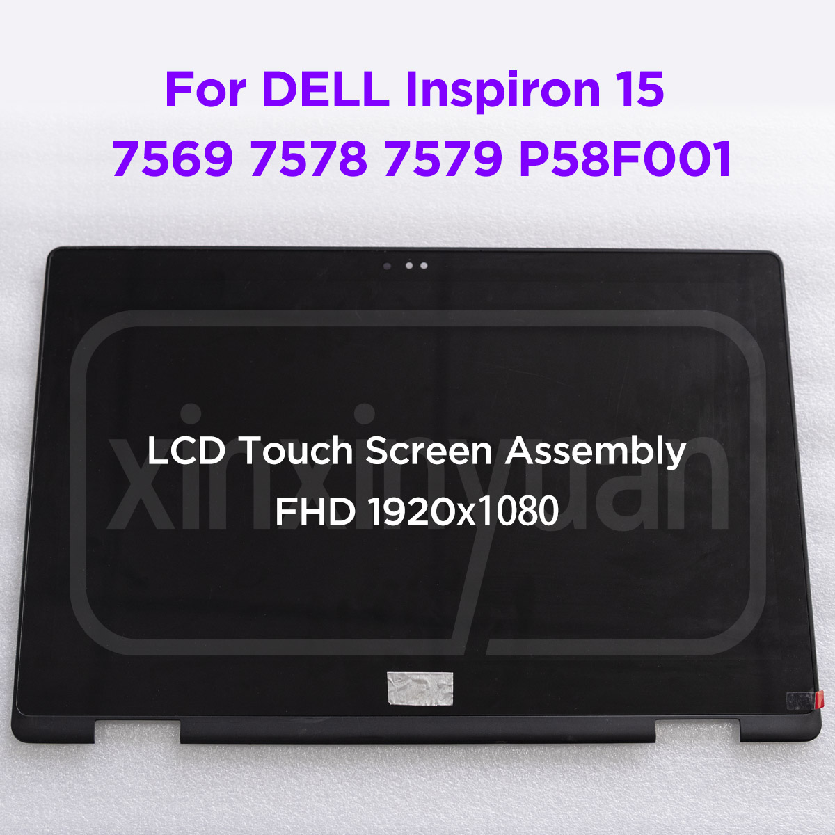 Ensemble Ã©cran tactile LCD, 15.6 pouces, 40 broches, pour Dell Inspiron 15 7569 7578 7579 P58F P58F001 IPS FHD, 1920x1080, Original n° 1