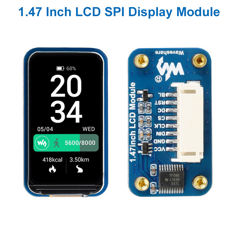 Tech-Ã‰cran LCD pour Ardu37STM32 Raspberry Pi 4 3 ontariPico, Pilote, Wild Ã©ventuelles I, 1.47x172, IPS, 320 Pouces, ST7789V3 n° 1