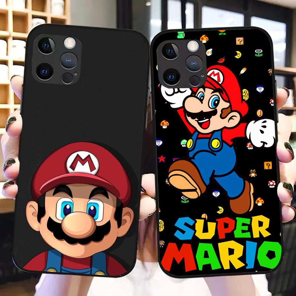 YS-8 Cartoon Marios Ã©tui en silicone pour iPhone 5 5S 6 SE 7 8 Plus X XS Poly 11 Pro Max n° 5