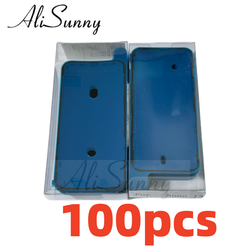 AliSunny – adhésif étanche pour iPhone 13 12 11 Pro 8 7 6S Plus X XS Max XR 3M, autocollant avant, ruban de cadre d'écran LCD, 100 pièces