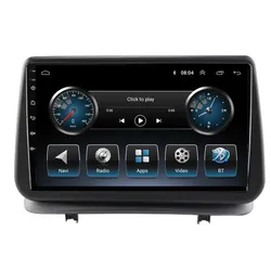 Autoradio Android 12, Navigation GPS, Lecteur VidÃ©o, StÃ©rÃ©o, 2DIN, Limitation, pour Voiture Renault Clio 3 (2005-2014)