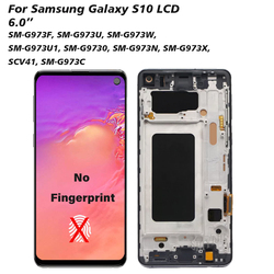 AAA + QualitÃ© Oulin 2 LWindPour S10 Ã‰cran LCD avec Cadre Pour Samsung Galaxy S10 G973F/DS G973 G973U SM-G973 LCD Ã‰cran Tactile TestÃ© small picture n° 3