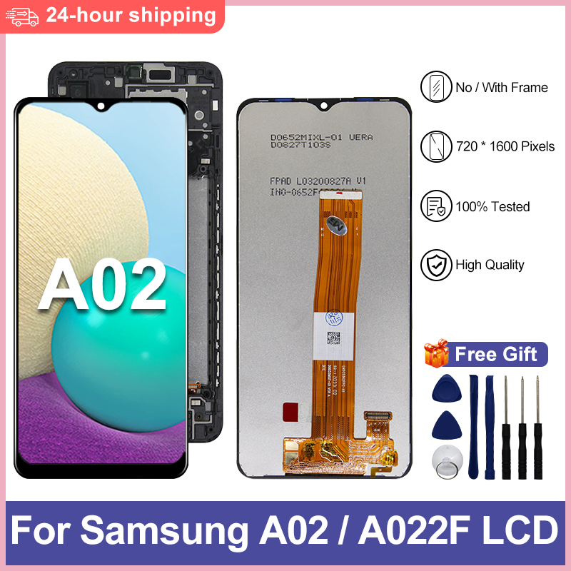 6.5 Original Pour Samsung Galaxy A02 Affichage SM-A022F/DS SM-A022M SM-A022M/DS LCD Ã‰cran Tactile Digitizer AssemblÃ©e Pour SM-A022F n° 1