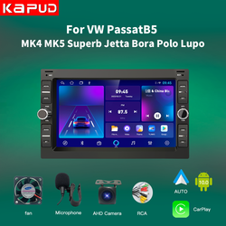 Kapud-Lecteur autoradio Android 10, 7 pouces, limitation CarPlay, pour VW PASSAT B5 MK4 MK5 SHARAN Jetta Bora Polo NATO SPORT T5 CITI CHICO small picture n° 1