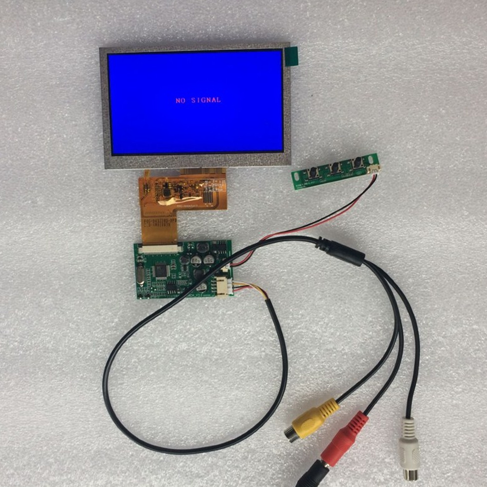 4.3 pouces 5 pouces TFT LCD module d'affichage kit 2AV 4.3 480x272 800x480 5 800x480 pour camÃ©ra De Recul connexion n° 1