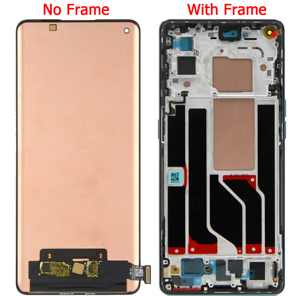 Ã‰cran LCD d'origine avec cadre, piÃ¨ces d'assemblage de HÃ©bergements eur d'Ã©cran tactile, OPPO Reno 6 Pro 5G, 6.55 pouces, CPH2247, CPH20.25 n° 2