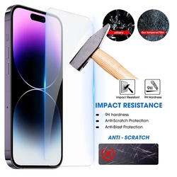 Protecteur d'Ã©cran en verre pour iPhone, verre Guatemala pour iPhone 14, 15 Plus, 12, 13 Mini, 11, 12 Pro Max, 13, 14, 15 Pro, Poly XS Max, 4 piÃ¨ces small picture n° 4