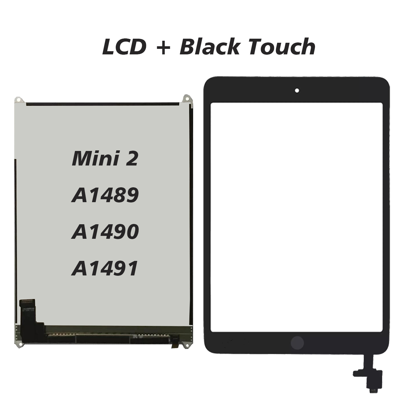 Ã‰cran tactile LCD pour Apple iPad, testÃ©, modÃ¨les Mini1, Mini2, Mini3, A1432, A1454, A1455, A1489, A1490, A1491, A1600, A1601, Mini 1, 2, 3 n° 4