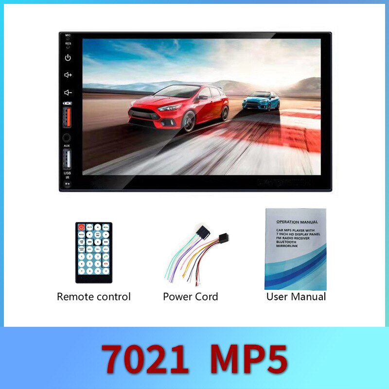 Acodo double USB 7 pouces Ã©cran capacitif Full Touch HD voiture MP5 lecteur USB Bluetooth TF carte Ã©cran tactile n° 3