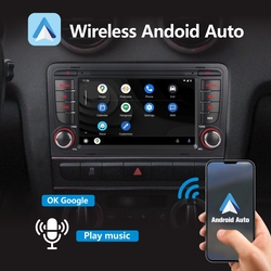 Autoradio Android Carplay avec Ã‰cran Tactile IPS de 7 Pouces, CamÃ©ra de Rectransistors DAB + AHD, Sans Fil, pour Voiture Audi A3 S3 RS3 (2003-2012) small picture n° 3