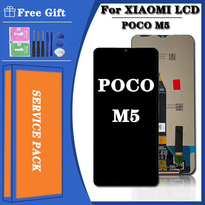 Bloc écran tactile LCD de remplacement, 6.58 pouces, pour Xiaomi Pheads M5 PocoM5 22071219CG, original n° 1