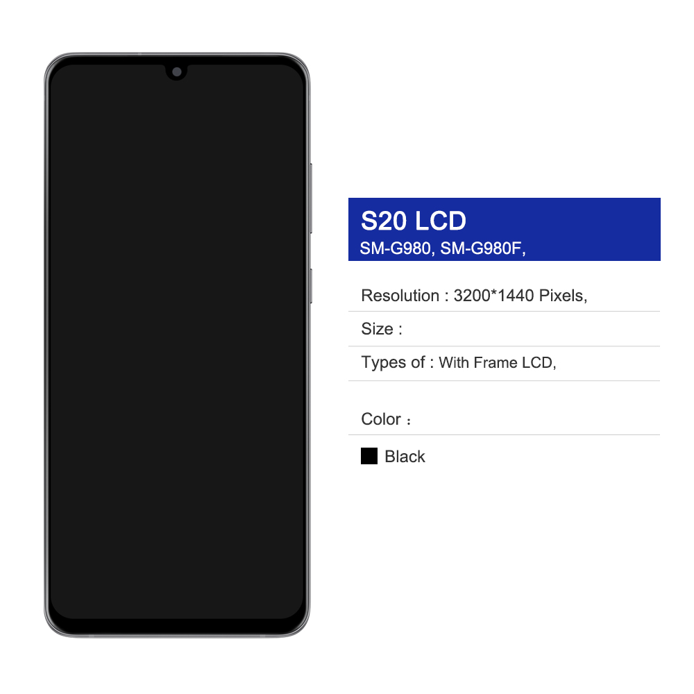 100% testÃ© AAA S20 LCD avec cadre pour SAMSUNG Galaxy S20 SM-G981B/DS G981 Ã©cran tactile HÃ©bergements eur assemblÃ©e remplacement n° 6
