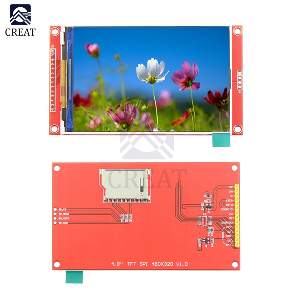 Ã‰cran tactile LCD sÃ©rie Ã©ventuelles I, technologie d'affichage TFT, ST7796S, ILI9488, 4 fils, 4.0 pouces, 3.5 pouces, 480*320 n° 1