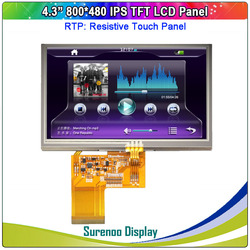 Ã‰cran Tactile TFT IPS LCD 24 Bits de 4.3 Pouces, Moniteur de Puzzles IIC I2C, 800x480, 800480, 40P/0.5 small picture n° 3