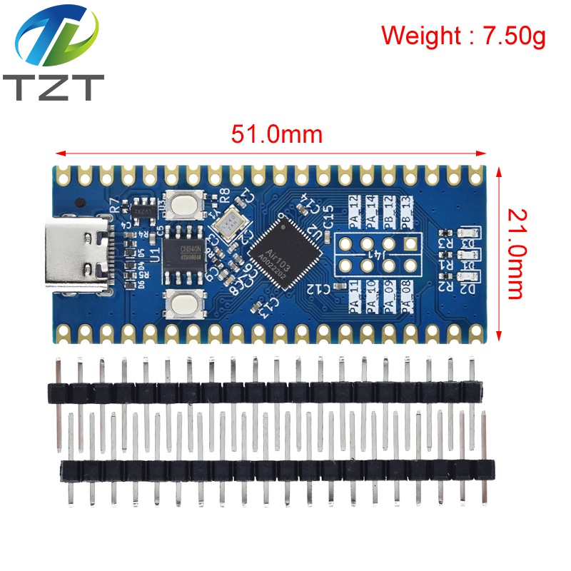 Carte de dÃ©veloppement Air103 TYPE-C carte mÃ¨re 32 bits 240Mhz, LuatOS count804, systÃ¨me LUA prend en charge LCD multi-Ã©cran/Ã©ventuelles I/EINK pour Ardu37 n° 2