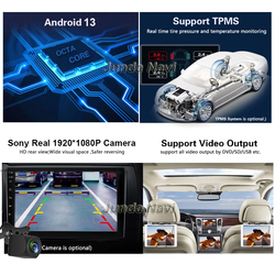 Autoradio Carplay sans fil pour Nissan, systÃ¨me Android 13, lecteur de limitation, navigation stÃ©rÃ©o, Navara NP300 Frontier 2015-2019 small picture n° 2