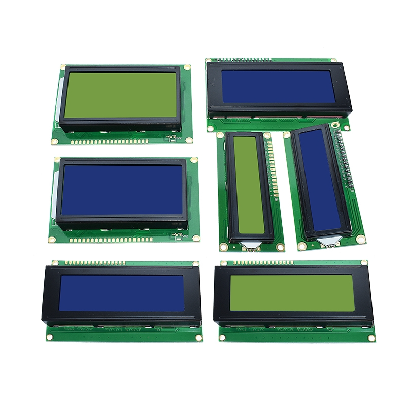 HOPP1602-Ã‰cran LCD Bleu Vert 16x2 20tage rick, Module 1602 2004 12864, ContrÃ´leur HD44780, LumiÃ¨re Bleue et Noire n° 4