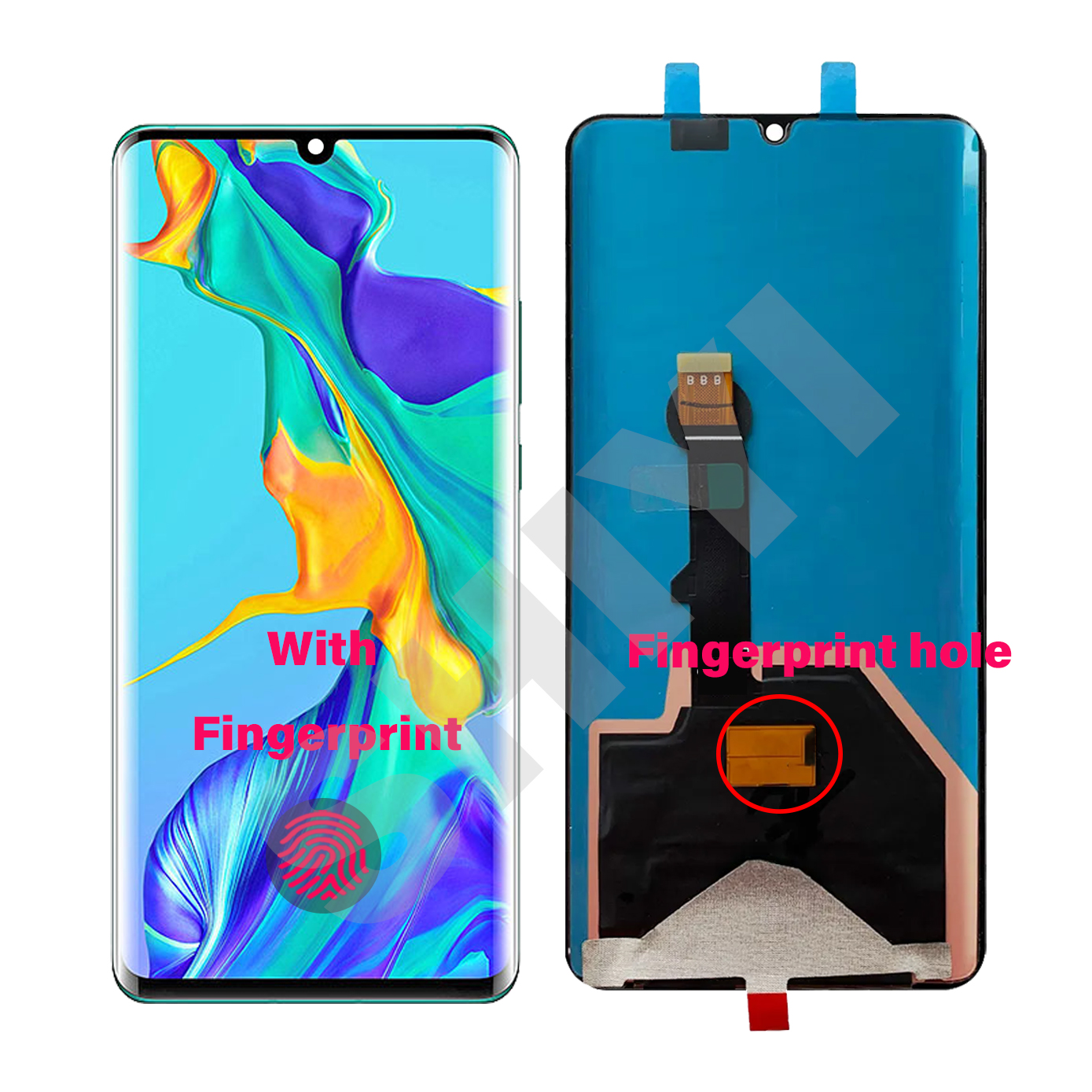 Ã‰cran tactile LCD OLED de remplacement avec empreinte digitale, 6.47 pouces, pour Huawei P30 Pro L29 L09 AL00, original n° 3