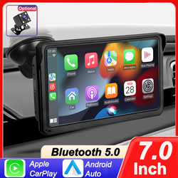 Autoradio sans fil avec Ã©cran tactile, lecteur vidÃ©o, Apple Carplay, Android Auto, FM, Bluetooth, limitation automobile universelle, 7 pouces small picture n° 1