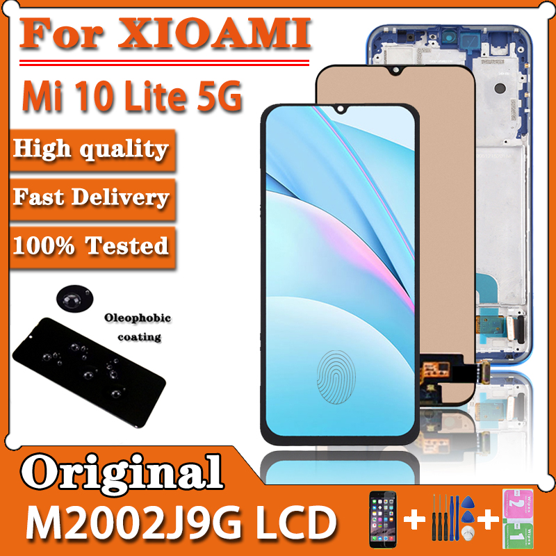 Ensemble Ã©cran tactile LCD 5G, 6.57 pouces, pour Xiaomi Mi 10 Lite XIG01, Original n° 1