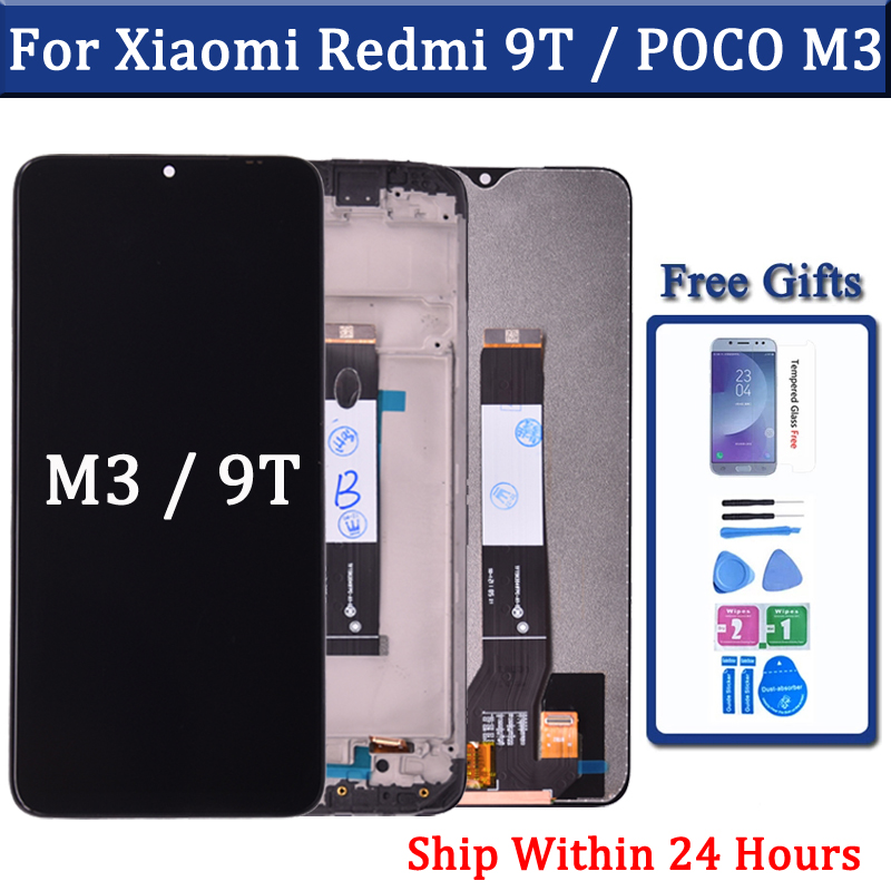 Ã‰cran tactile LCD de remplacement, 6.53 pouces, pour Xiaomi Redmi 9T POCO M3, Original n° 1