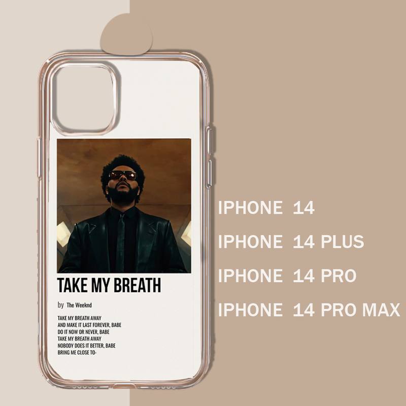 The Weeknd-Coque de tÃ©lÃ©phone transparente et souple pour iPhone, affiche minimaliste, 11, 13, 12, 14, X, XS, XR Pro Max, Mini Plus n° 2