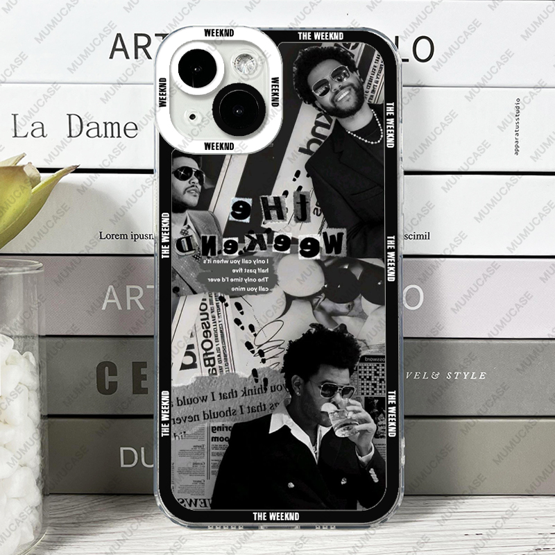 Coque souple pour iPhone, The Weekend, Sticker Art, 14, 13, 12, 11 Pro Max, Mini XS, X, Poly SE, 7, 8 Plus n° 5