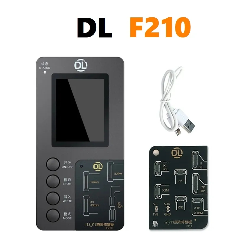 Programmeur de rÃ©cupÃ©ration True Tone DL F210, pas besoin d'Ã©cran d'origine pour iPhone 8 ~ 13/mini XS 11/12 14 LCD, outils d'affichage de copie d'origine n° 5