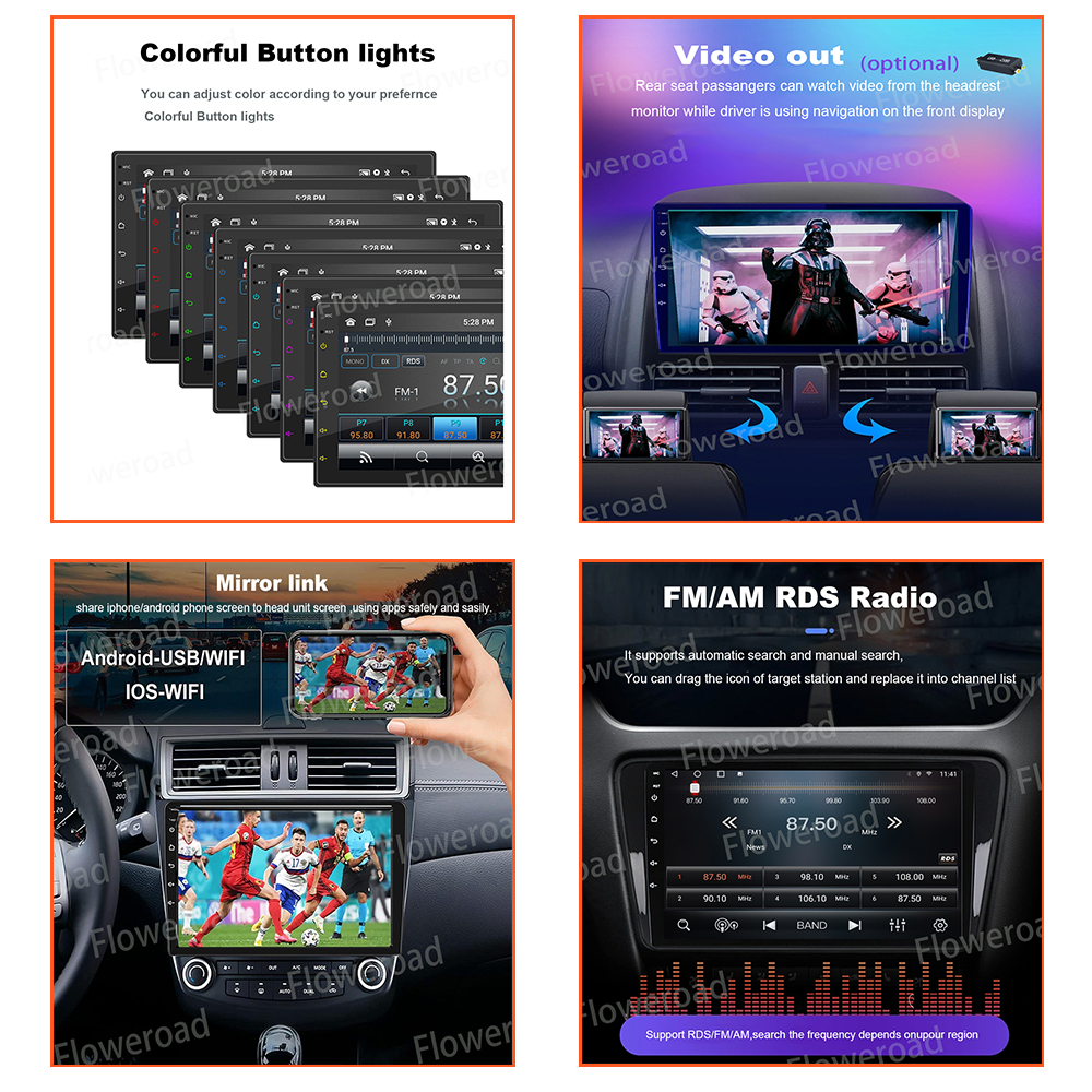 Autoradio 9 , Android 13, navigation GPS, Carplay, BTpig 5, WiFi, systÃ¨me d'aide Ã  la lecture vidÃ©o, pour voiture Renault Clio 4, BH98, SHIRT 98 (2012-2015) n° 6