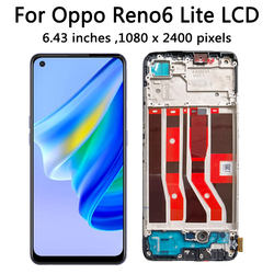 Ensemble Ã©cran tactile LCD AMOLED, 6.43 pouces, pour Oppo Reno6 Lite 6 Lite CPH2365, original small picture n° 3