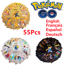 Cartes PokÃ©mon Or Noir Argent, Anglais FranÃ§ais Espagnol Action Figure Charizard Allemand Anime ixCadeaux D'anniversaire small picture n° 1