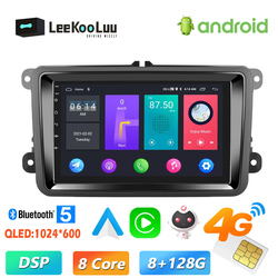 LeeKooLuu-Autoradio Android 11, 2 Din, StÃ©rÃ©o, Lecteur de Limitation GPS, pour VW Passat Golf MK5 MK6 Jetta T5 EOS POLO Touran Seat small picture n° 1