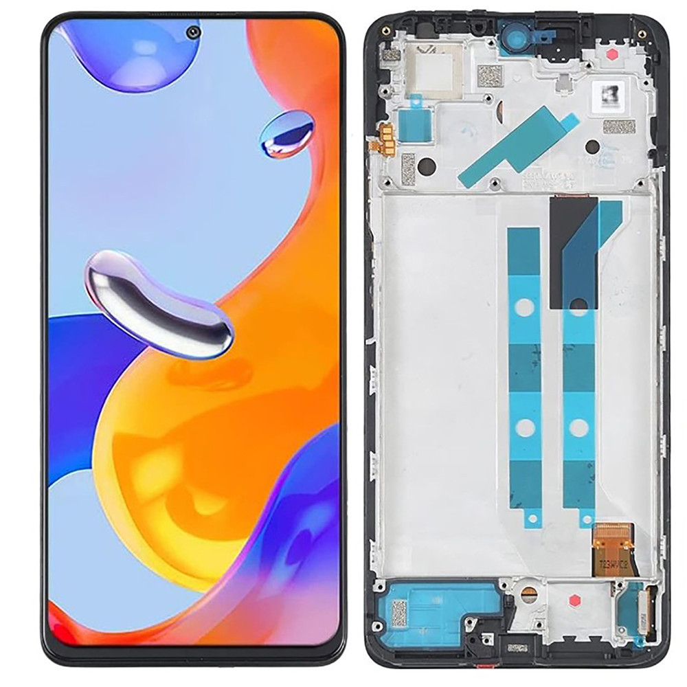 Cadre d'Ã©cran tactile d'affichage Ã  cristaux liquides pour MI Redmi Note 11 Pro, accessoires de tÃ©lÃ©phone n° 3