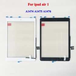 Ã‰cran tactile extÃ©rieur pour iPad Air 1, A1474, A1475, A1476, HÃ©bergements eur d'Ã©cran tactile, remplacement du panneau de verre avant, bouton clÃ©