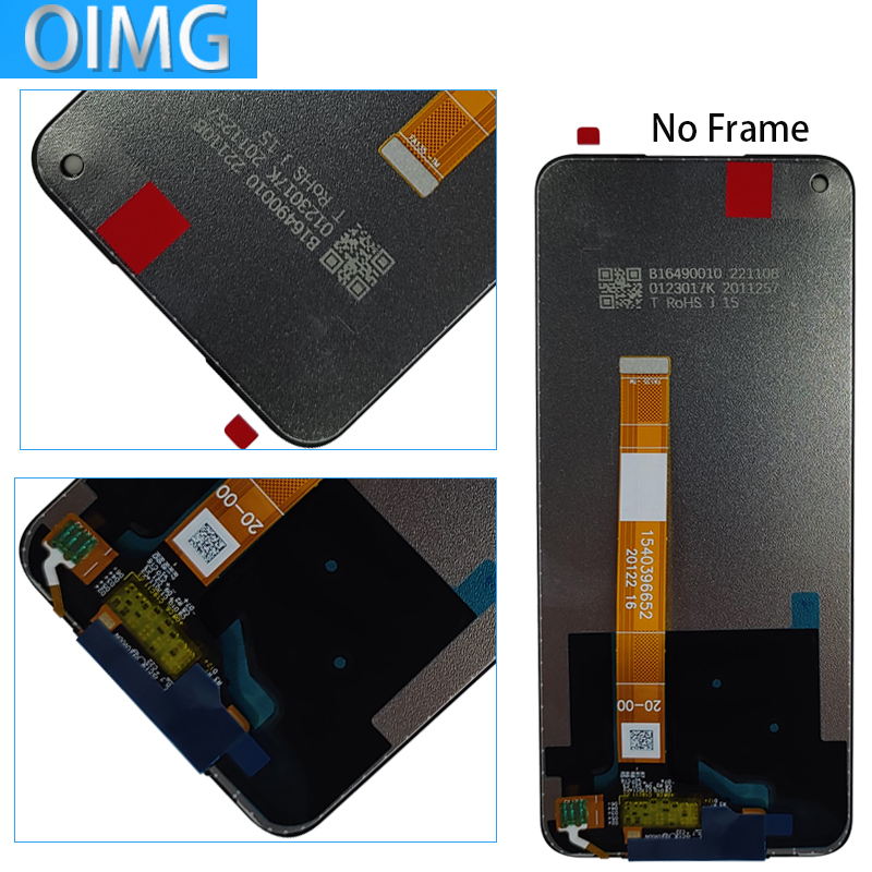 Ensemble Ã©cran tactile LCD de remplacement avec chÃ¢ssis, 6.5 pouces, pour OPPO A92, Original, CPH2059 n° 4