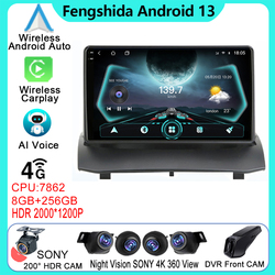 Autoradio Android 13 pour Ford Fi.C. MK7 2009 -2017, Navigation sans fil, Lecteur vidÃ©o, Carplay, Auto, 5G, WiFi, No 2Din DVD, Limitation