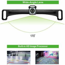 Kit de moniteur de camÃ©ra de recul de voiture, Ã©cran pliable, Ã©cran LCD TFT, plaque de planificateur d'affichage, camÃ©ra de recul, systÃ¨me de stationnement, 4.3 pouces small picture n° 6