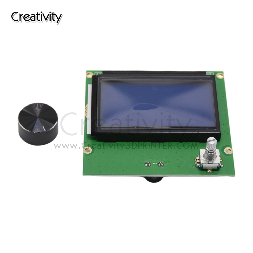 PiÃ¨ces d'imprimante 3D Ender3 12864 Ã©cran LCD panneau de commande bleu avec accessoires de cÃ¢ble pour imprimante 3D Ender 3/CR-10 n° 5