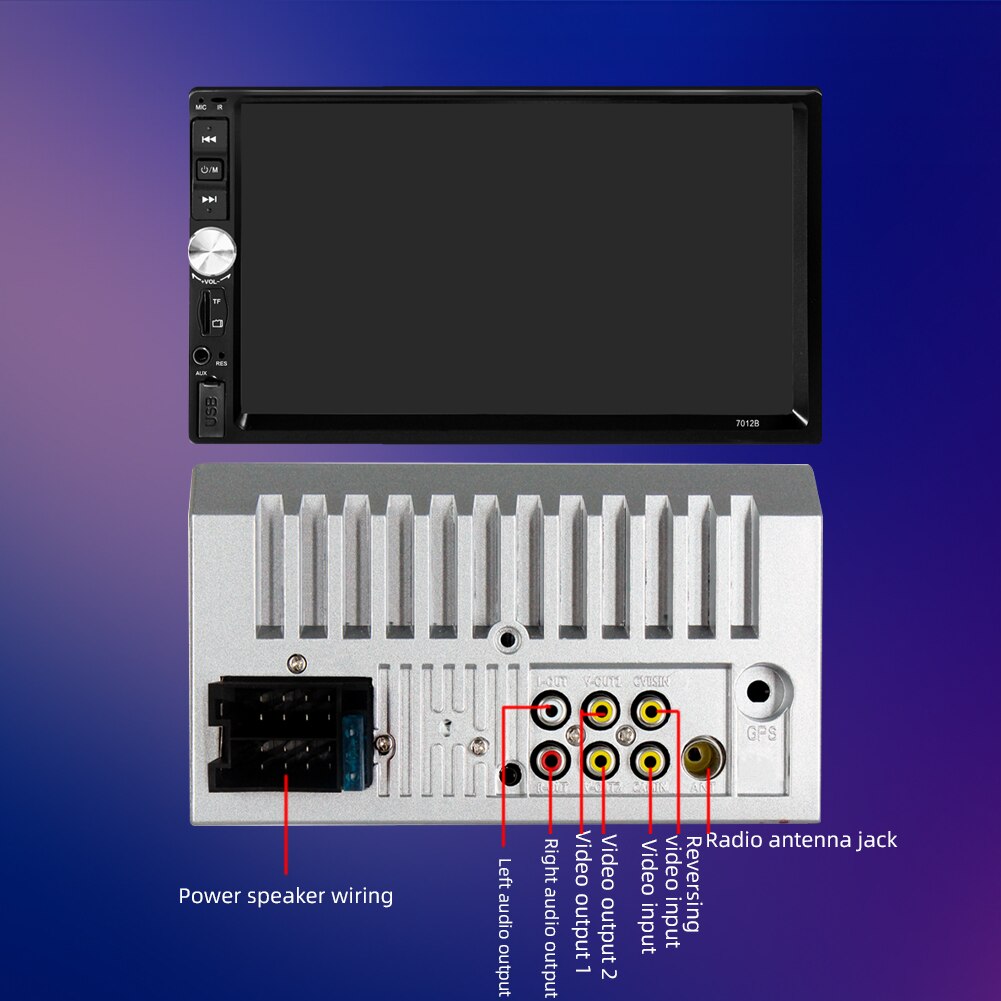 Acodo 7 pouces 2din autoradio 7012B Autoradio lecteur multimÃ©dia Ã©cran tactile Bluetooth MP5 USB TF FM Auto Audio voiture stÃ©rÃ©o n° 2