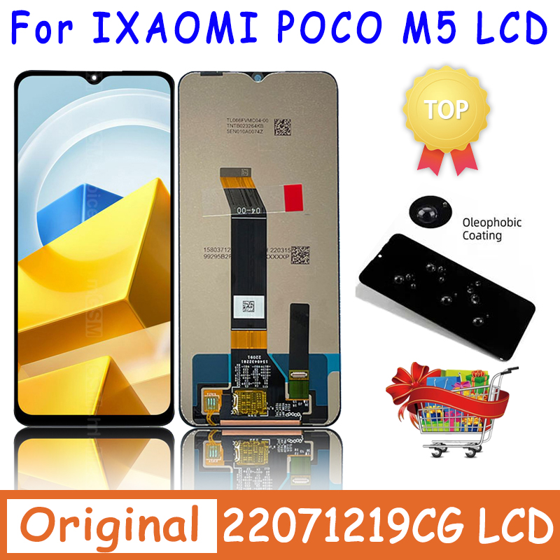 Xiaomi-Ensemble de Hébergements eur d'écran tactile LCD pour casque M5, pièces de rechange d'affichage d'origine, 6.58 pouces, 22071219CG n° 1