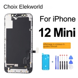 Elekworld-Ã‰cran LCD Incell pour iPhone 12 Mini, assemblage de HÃ©bergements eur tactile 3D, remplacement de pixels sans frÃ©quence, meilleur choix