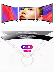 Télévision LCD incurvée Smart Android TV, écran d'usine, 55 amaran, radian FHD LED, 3840x2160P, Super Slim4K small picture n° 6