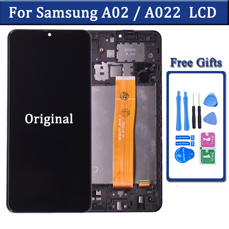 Ã‰cran d'origine pour Samsung Galaxy A02 A022 A022m LCD Ã©cran tactile HÃ©bergements eur plein SM-A022FN/DS SM-A022F/DS SM-A022G/DS n° 1