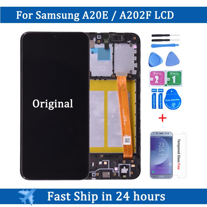 Ensemble Ã©cran tactile LCD avec chÃ¢ssis, pour Samsung Galaxy A20e AAthA202F/DS, original n° 1