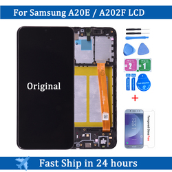 Ensemble Ã©cran tactile LCD avec chÃ¢ssis, pour Samsung Galaxy A20e AAthA202F/DS, original small picture n° 1