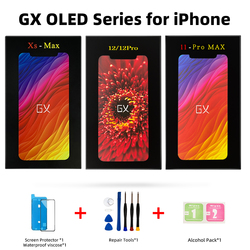 Ensemble Ã©cran tactile LCD de remplacement, sÃ©rie GX OLED, pour iPhone X XS Poly 11 12 13 Pro Max Mini