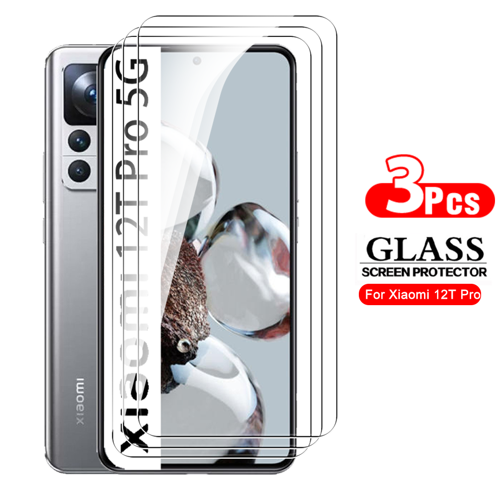 Protecteur d'Ã©cran pour Xiaomi, 3 piÃ¨ces, 6.67 pouces, en verre trempÃ© pour Xiaomi 12T Pro 5G Xaomi Mi 12TPro T12 Xiaomi12T Mi12Tpro n° 1