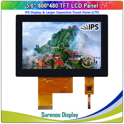 Ã‰cran Tactile IPS RVB TFT LCD de 5.0 Pouces, Moniteur RÃ©sistif IIC I2C GT911, 800x480 800480, 40P/24 _ Bit small picture n° 1